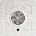 White MaxxAir Mini Vent Interior View - Bug Screen Detail | United RV Parts