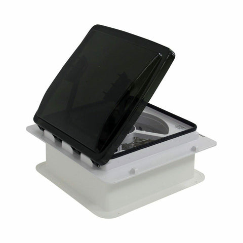 Smoke MaxxFan Plus RV Vent - Closed Top View | United RV Parts
