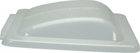 White Plastic MaxxAir RV Roof Vent - End View | United RV Parts