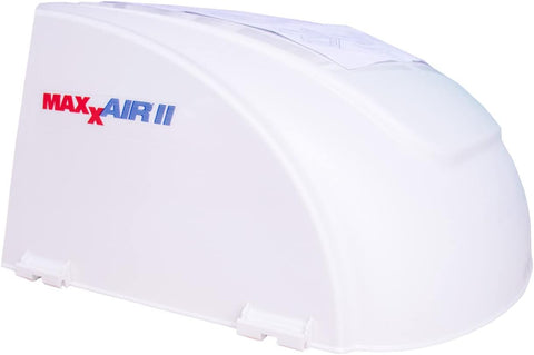 White MaxxAir II 00-933081 RV Vent Cover - Side View | United RV Parts