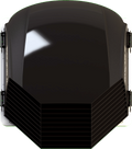 Black MaxxAir II Vent Cover 00-933082 - Bottom View with Vents | United RV Parts