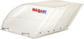 White Plastic MaxxAir Fanmate Vent Cover - Side Angle View | United RV Parts