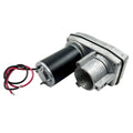 Black Metal Tucson Slide-Out Motor 9000 RPM 18:1 Gear Ratio - Side View | United RV Parts