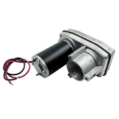 Black Metal Tucson Slide-Out Motor 9000 RPM 18:1 Gear Ratio - Side View | United RV Parts