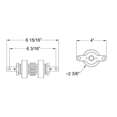 Productos AP | Paquete de engranajes - 2x3 - Con conjunto de pasadores | 014-140409