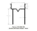 AP Products 018-2030-168 Double EKD Base Technical Drawing | United RV Parts