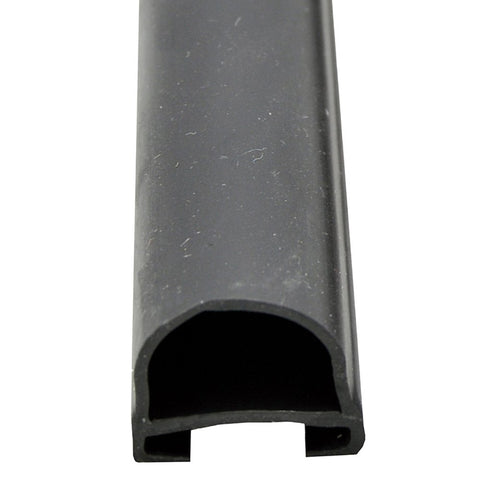 Black EPDM D Seal 018-312-EKD - Profile Cross Section | United RV Parts