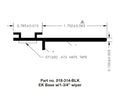 AP Products 018-314-BLK EK Wiper Seal - Technical Diagram with Dimensions | United RV Parts