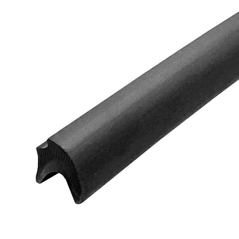 Black Extruded Rubber RV Window Seal 9/16x7/16 - Profile View | United RV Parts
