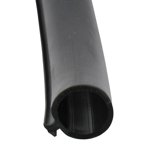 Black Rubber RV Slide-Out Secondary Seal - Cross Section View | United RV Parts