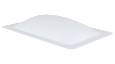 White Icon Direct RV Skylight 14x22 Dome - Side Angle View | United RV Parts