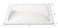 Icon RV Skylight SL1824C Clear Dome with 28x22 Dimensions Diagram | United RV Parts