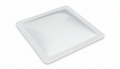 White Polycarbonate RV Skylight Dome 22x22 - Angled Top View | United RV Parts