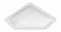 White Neo-Angle Polycarbonate RV Skylight Dome 12598 - Top View | United RV Parts