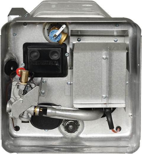 Suburban SW6DELC 6 Gallon Gas Electric RV Water Heater - Interior Components View | United RV Parts