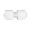 White Flair-It 1/2" PEX Coupler 06840 - Front View Complete | United RV Parts