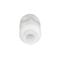 White Plastic Flair-It 06842 PEX MPT Coupling Without Cap - End View | United RV Parts