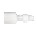 White Plastic Flair-It RV Plumbing Swivel Coupling 06873 Without Cap - Side View | United RV Parts