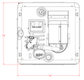 Suburban Direct Spark Ignition Water Heater - 16 Inch Schematic Diagram | United RV Parts