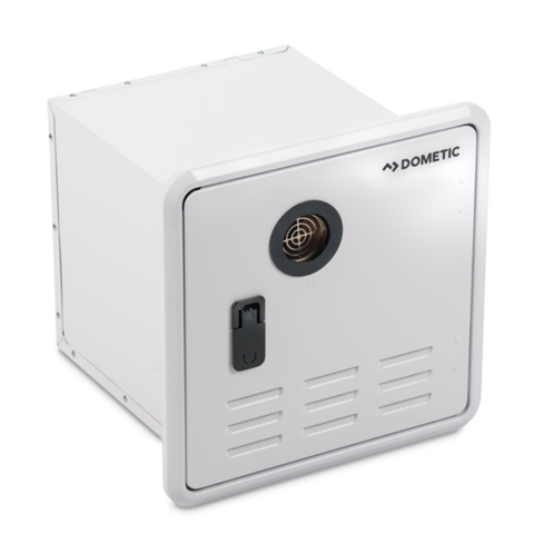 Dometic | 60,000 BTU Tankless Water heater; Includes White Door | 9630002209  | WH-TL-60G-AM-WA | Electronic Ignition | Adjustable Temperature | Built-In Freeze Control | White