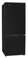 Black InVision 180-2562 RV Refrigerator - Front View | United RV Parts