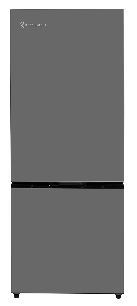 Stainless Steel InVision RV Refrigerator 180-4562 - Front View | United RV Parts