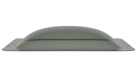 Smoke RV Skylight 14x22 4-Inch Bubble Dome - Side Profile View | United RV Parts