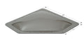 Smoke Polycarbonate Neo-Angle RV Skylight NSL208S with 24x11 Dimensions | United RV Parts