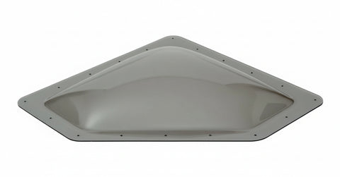 Icon Direct | Smoke Neo-Angle Skylight 26 x 15 | 12207 | 4 Inch Bubble | NSL2615S