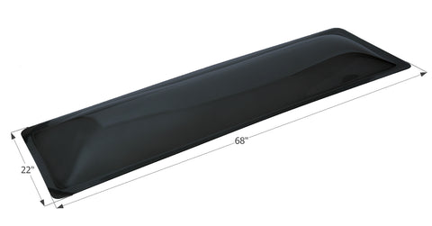Icon Direct | Dark Smoke Skylight 18 x 64 | 12174 | 4 Inch Bubble | SL1864DS