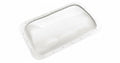 Clear Polycarbonate RV Skylight Dome 16x27 5-Inch Bubble - Top Angle View | United RV Parts