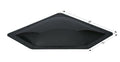 Dark Smoke Icon Neo-Angle RV Skylight 24x12 NSL2412DS - Dimensions 28x15 Angled View | United RV Parts