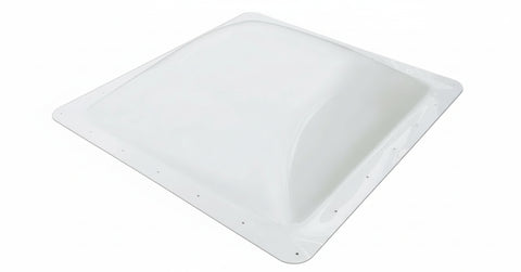 White Polycarbonate 24x24 RV Skylight - Angled View | United RV Parts