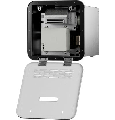 GE Profile PR60PTLWBU RV Tankless Water Heater - Open Interior View Showing Components | United RV Parts