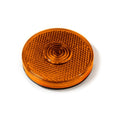 Amber LED Round RV Clearance Light CMB1SRA with EPDM Gasket - Front Angle | United RV Parts