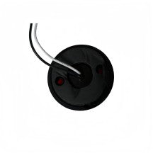 Black Mounting Base with Wiring Leads - 12V Round RV Clearance Light CMB1SRA Rear View | United RV Parts