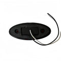 Oval LED Trailer Clearance Light - Back View Showing Wiring and Built-In Gasket | United RV Parts