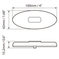 Oval LED Side Marker Light Dimensions 100mm x 42mm x 15.2mm - Spec Diagram | United RV Parts