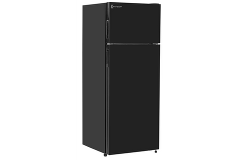 Black InVision RV Refrigerator 140-2712 - Side Angle View | United RV Parts