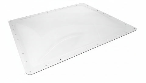 Clear Polycarbonate RV Skylight Dome 28x34 - Angled Top View | United RV Parts