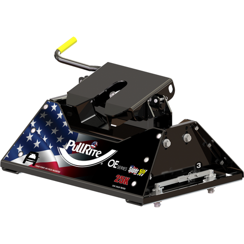 PullRite 25K Super 5th Wheel Hitch OE Puck Series - Side View | United RV Parts