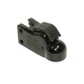 Black Demco 14040-81 Adjustable Coupler - Angled View | United RV Parts
