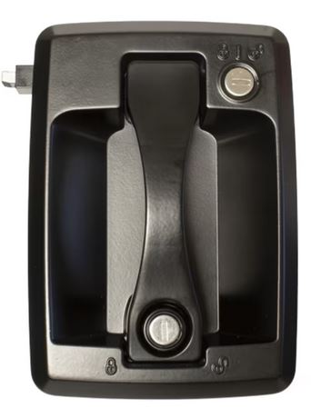 Black Global MRL Pro Entry Door Lock - Interior Handle View | United RV Parts