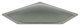 Icon Direct | Smoke Neo-Angle Skylight 28 x 14 | 14353 | 4 Inch Bubble | NSL2814S