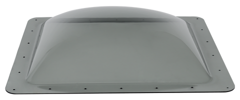 Smoke Polycarbonate RV Skylight Bubble Dome - Angled Top View | United RV Parts