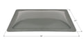 Icon Smoke RV Skylight SL1836S 18x36 with 40x22 Dimensions - Front View | United RV Parts
