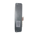 Silver Metal RV Thermostat Control Module - Side Profile with Label | United RV Parts