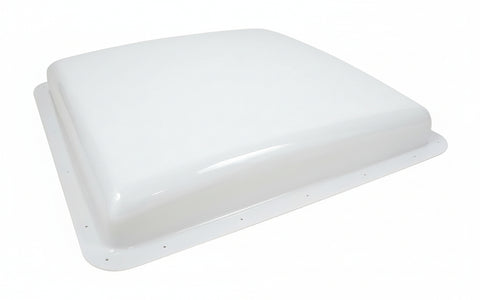 White Polycarbonate RV Skylight Dome SL2728W 27x28 - Angled View | United RV Parts