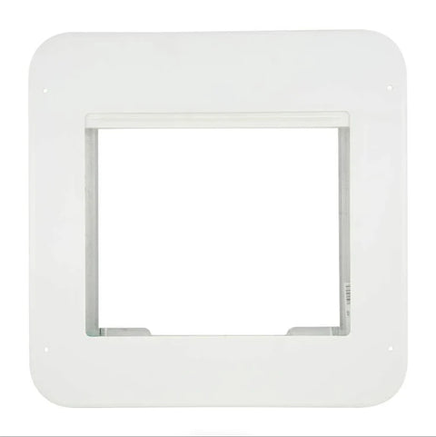White AP Products RV Vent Shade - Open Frame Installation View | United RV Parts