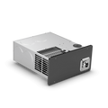 White Metal Dometic DFMD25111 25000 BTU RV Furnace - Side View | United RV Parts